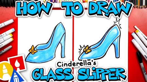 How To Draw Cinderella's Glass Slipper