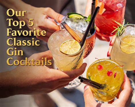 5 Classic Gin Cocktails that will Impress your Guests