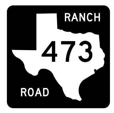 Texas State Highway RM 473 Sticker R3190 Highway Sign | eBay