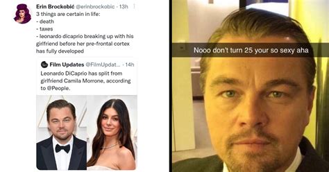 Twitter Reacts to Leonardo DiCaprio Breaking Up with 25 Year Old ...