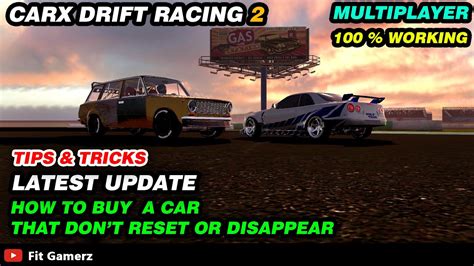 CarX Drift Racing 2 Car Modification Reset Or Disappear | Tips & Tricks ...