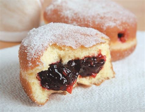 Jelly Filled Donuts - Prepared Food Photos, Inc.