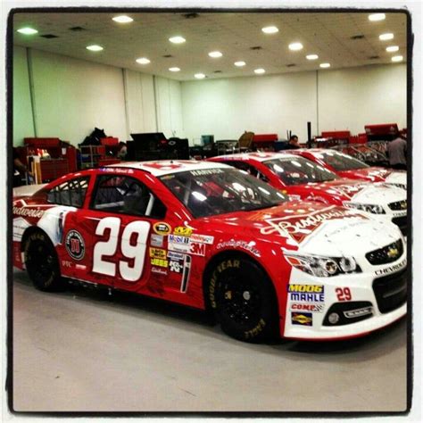 Kevin Harvick's # 29 Budweiser Car | Kevin harvick, Nascar racing, Budweiser