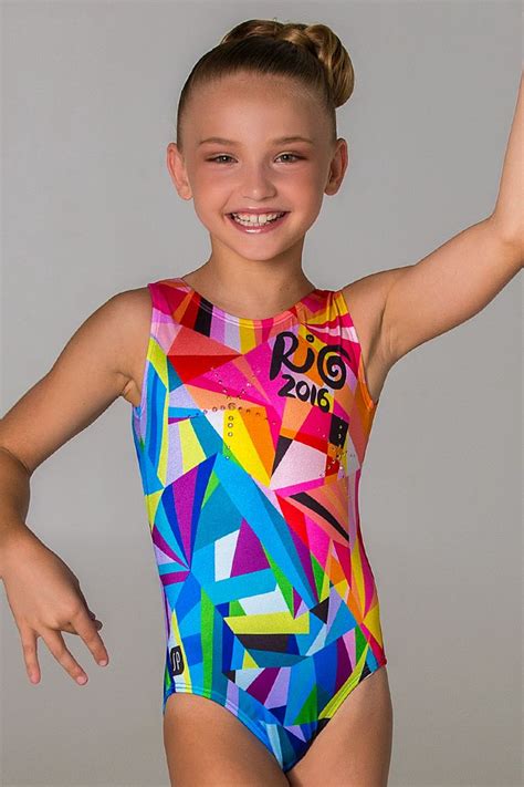 Rio Leotard with Swarovski Crystals | Gymnastics outfits, Gymnastics leotards with shorts, Kids ...