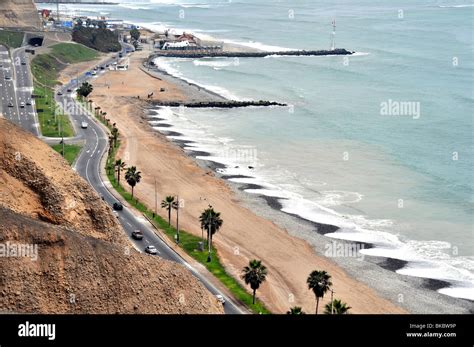 Costa verde, beach, Miraflores, Lima, Peru Stock Photo - Alamy