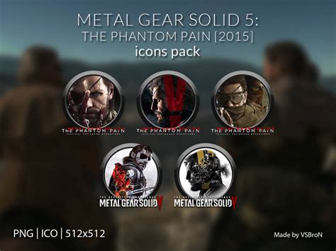 Metal Gear Solid 5: The Phantom Pain [2015] Icons by VSBroN on DeviantArt