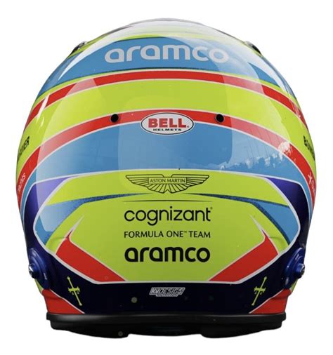 Fernando Alonso - Aston Martin - 2023 Bell Helmet, Aston Martin ...