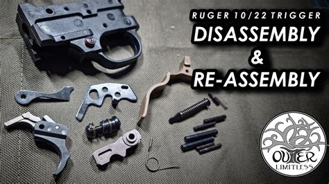 Trigger Disassembly & Re-Assembly: Ruger 10/22 BX & Factory - In Detail! - YouTube