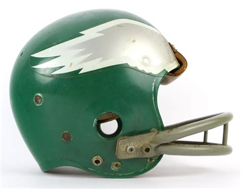 Lot Detail - 1970's Philadelphia Eagles Game Worn Helmet w/ 12 Strap ...