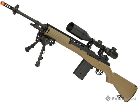 Matrix Field Ops Series M14 DMR Airsoft AEG Package by CYMA (Color: Tan), Airsoft Guns, Airsoft ...