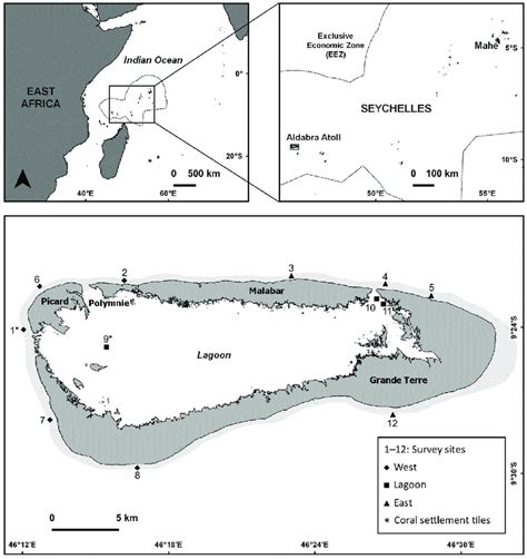 Location of Aldabra Atoll. Location of Aldabra Atoll in the Indian ...