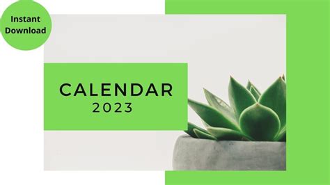 2023 Calendar Printable 2023 Monthly Planner Minimalist - Etsy Canada