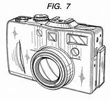 Digital Camera Drawing Sketch Coloring Page sketch template