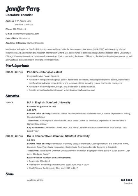 Scholarship Resume Examples [+Template with Objective]