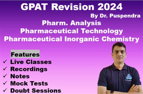 Pharmaceutical Analysis (GPAT Revision 2024)