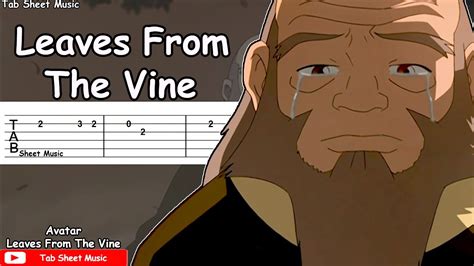 Leaves from the Vine (Little Soldier Boy) - Avatar: The Last Airbender - Guitar Tutorial - Tab ...