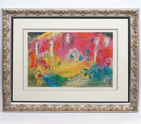 Lot - Marc Chagall 'Daphnis & Chloe" Lithograph