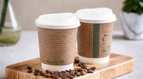 Vegware - Compostable double wall hot cups