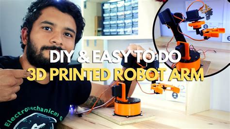 How I made my first 3D Printed Robotic Arm 🦾🤖 | DIY Robotic Arm - YouTube