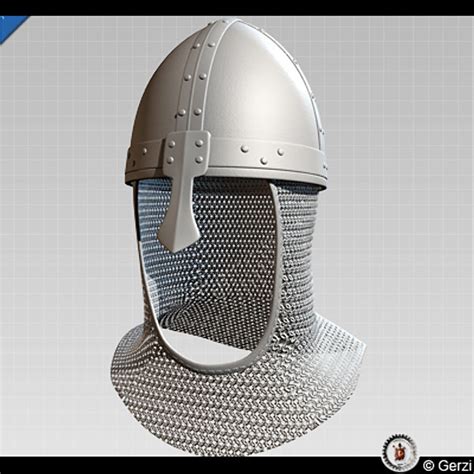 medieval helmet 3d model