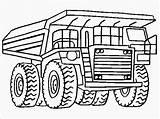 Dump Truck Coloring Page Printable sketch template