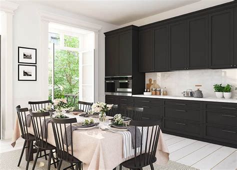Pros and Cons of Black Kitchen Cabinets