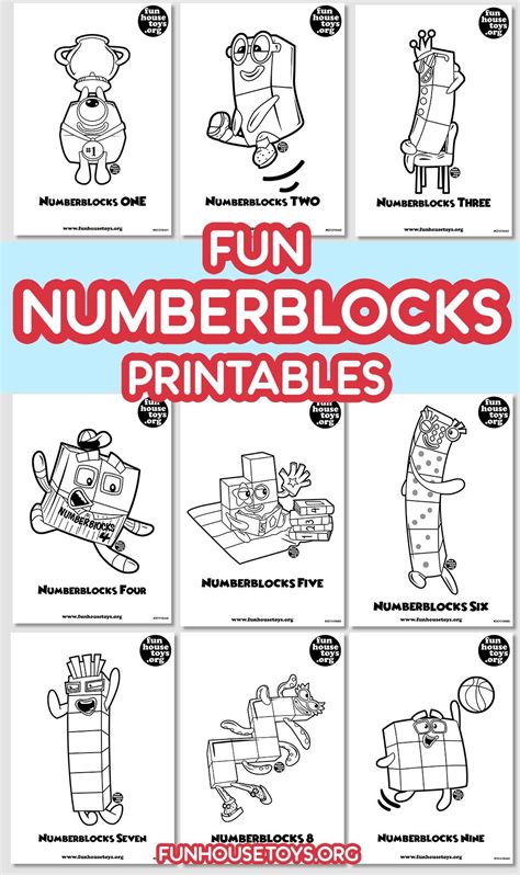 Numberblocks Printables Pdf Free