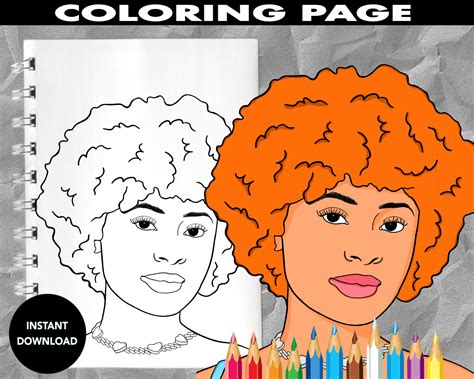 Ice Spice Coloring Page Instant Download Coloring Sheet Digital - Etsy