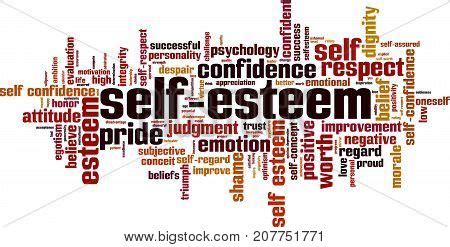 Self-esteem Word Vector & Photo (Free Trial) | Bigstock