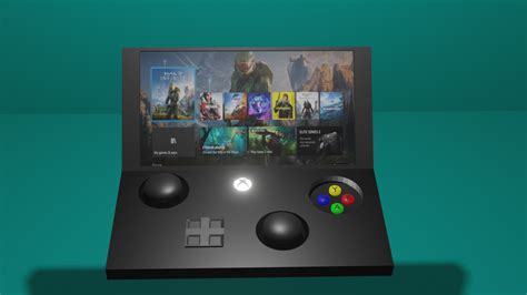 Xbox handheld concept : r/blender