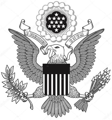 American Coat Of Arms Vector