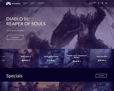 11 Best Gaming Website Templates 2024 - TemplateMag