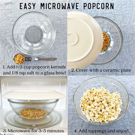 DIY Microwave Popcorn with a Bowl and a Plate - Center for Environmental Health