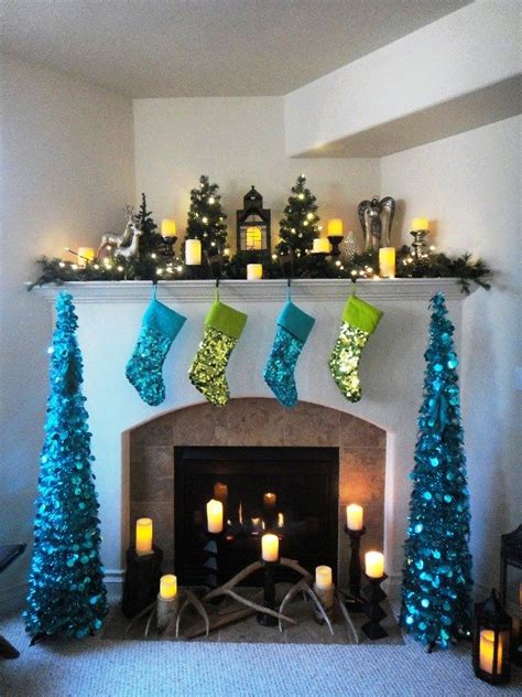 33 Turquoise Christmas Tree Decorations Ideas - Decoration Love