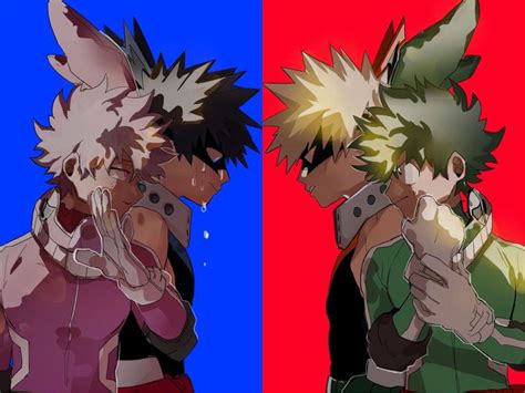 Midoriya Izuku & Katsuki Bakugou (Villain Versions) vs Midoriya Izuku & Katsuki Bakugou (Hero ...