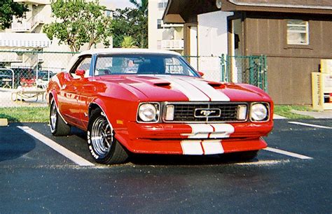 Red 1973 Ford Mustang Convertible - MustangAttitude.com Photo Detail