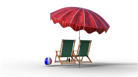 Download Beach Chair, Umbrella, Nature. Royalty-Free Stock Illustration ...