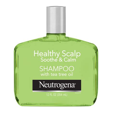 Neutrogena Tea Tree Oil Shampoo to Refresh & Moisturize Dry Scalp & Hair, Healthy Scalp Soothe ...