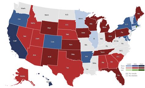 Governor Map - Election Results 2010 - The New York Times