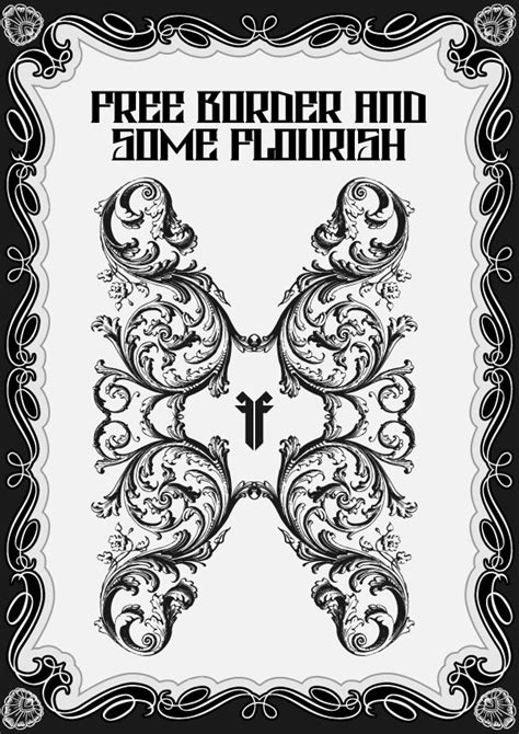 11 Free Vector Frame Flourish Images - Free Flourish Borders, Free Vector Flourish Download and ...