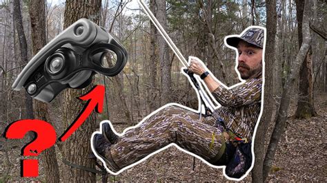 HOW TO RAPPEL from a Tree for Saddle Hunting | The CRUZR ONE STICK ...