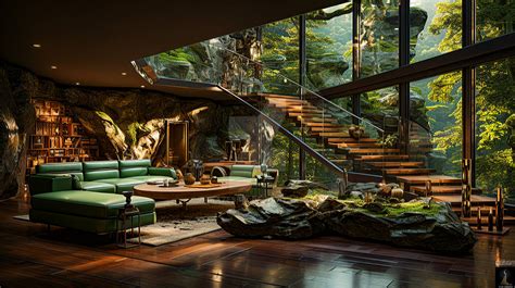 Interior Modern Rock Home4 by zakazeskiz on DeviantArt