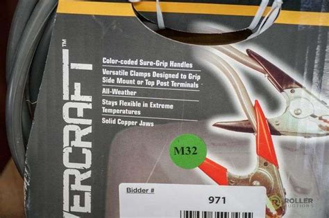 (3) Evercraft 4ga Booster Cables - Roller Auctions