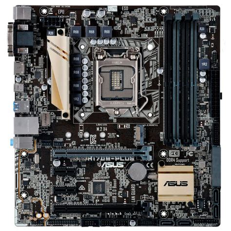 Placa Mãe 1151 ASUS H170M- PLUS/BR – Annyinformatica