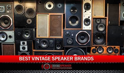 7 Best Vintage Speaker Brands Review - BoomSpeaker