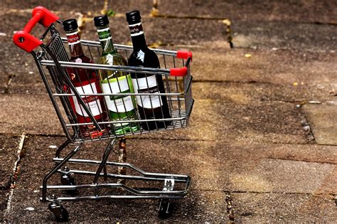 Shopping Cart Wine Bottles - Free photo on Pixabay