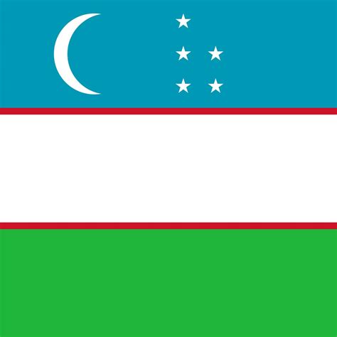 Uzbekistan flag, official colors. Vector illustration. 8973230 Vector ...