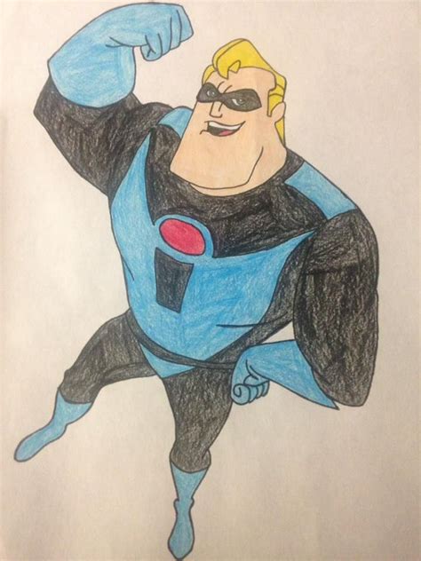 Mr. Incredible in his original super suit from The Incredibles | The incredibles, Super suit ...