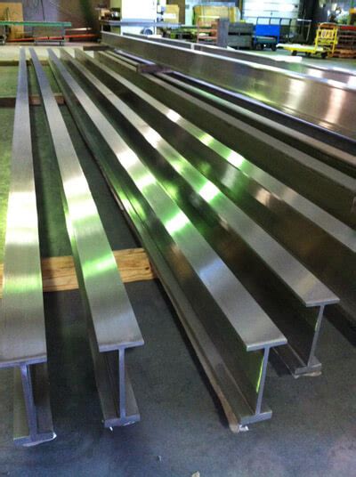 Metal Polishing of Stainless Steel I-Beams For Dairy Facility ...