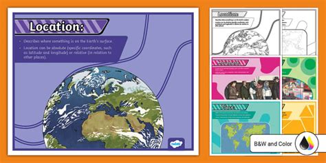 Five Themes of Geography Posters (teacher made) - Twinkl